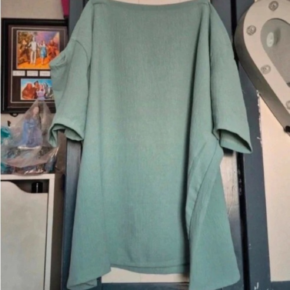 H&M Soft Green Long Sleeve Dress